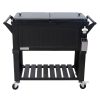 Stainless Steel Refrigerator Freezer Bar Cart