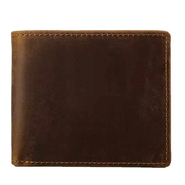 Genuine Leather RFID Blocking Bifold Wallet