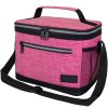 8L Leakproof Oxford Insulated Lunch Cooler Bag w/ Pocket