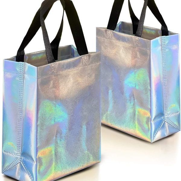 Holographic Non-Woven Laminated Gift Bag w/ Handle