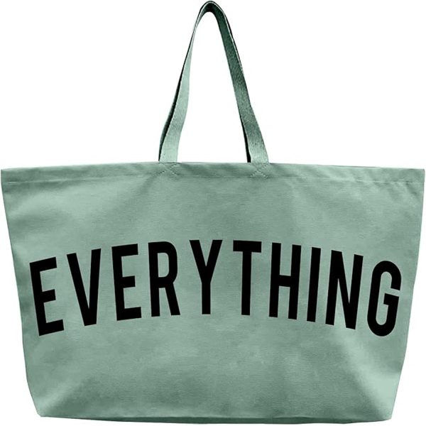 Large Capacity Portable Canvas Tote Bag