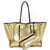 Women's Neoprene Tote Bag w/ Pocket for Beach Travel