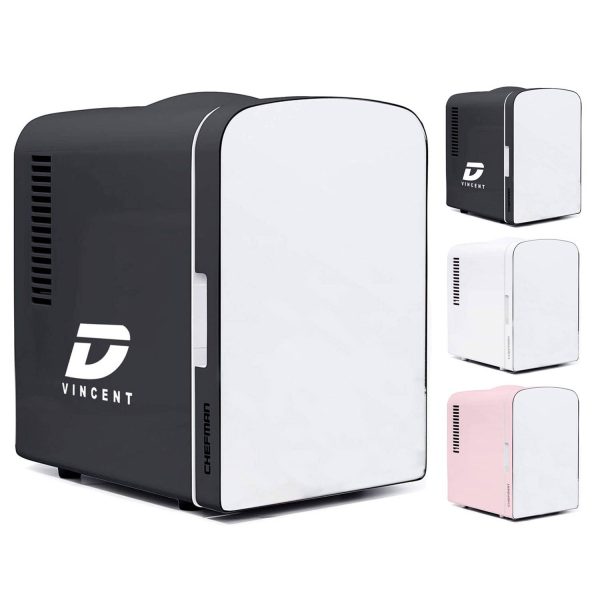 4L Portable Mini Mirrored Multi-Function Fridge