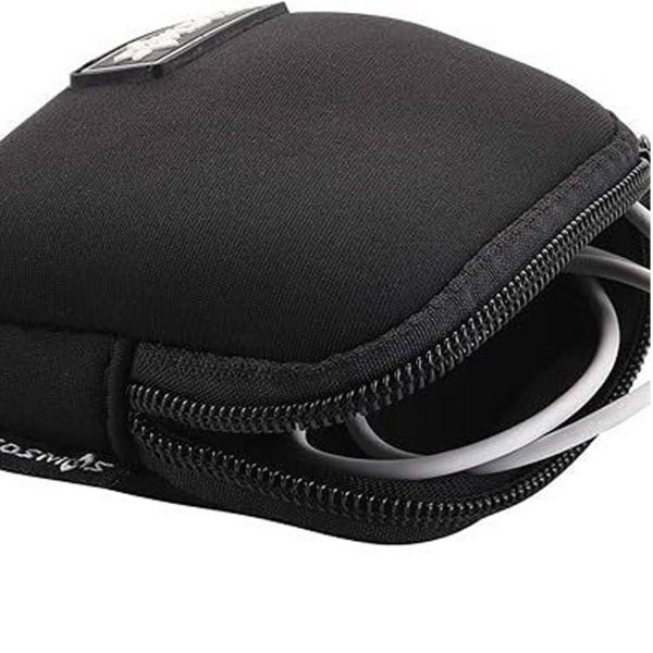2 Pack Mini Neoprene Travel Pouches w/ Carabiner