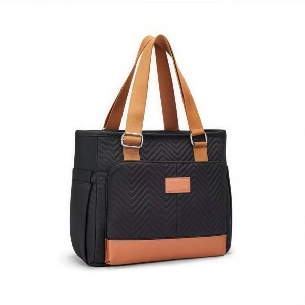 9L Oxford Insulated Cooler Lunch Bag w/ Pockets for Office