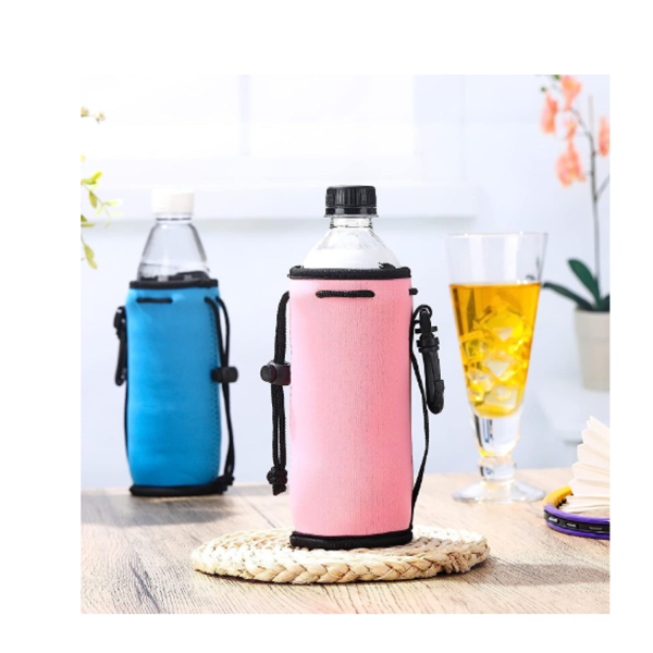 Custom Drawstring Neoprene Water Bottle Insulators
