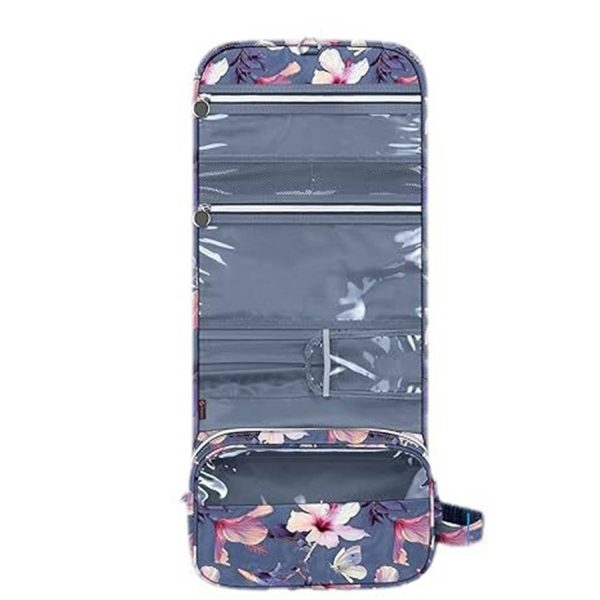 Portable Hanging Toiletry Bag for Travel Makeup & Wash