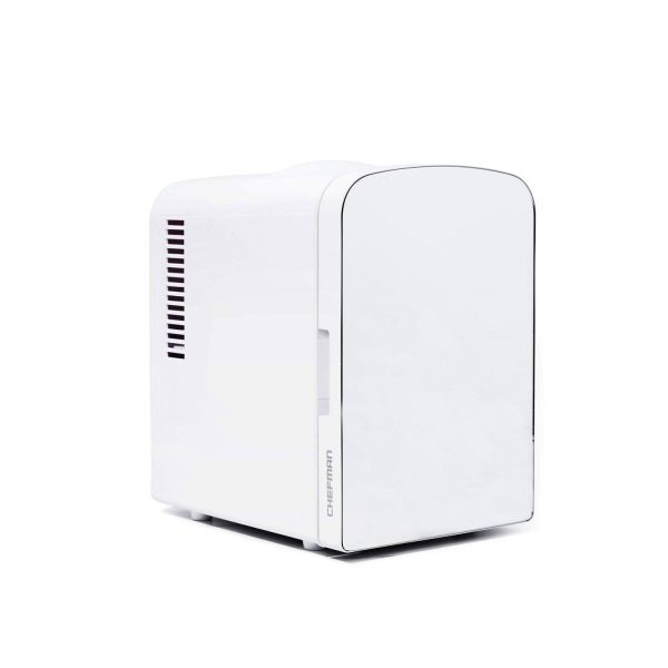 4L Portable Mini Mirrored Multi-Function Fridge
