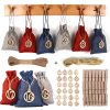 Christmas Advent Calendar Decorations 24 Days Gift Bag