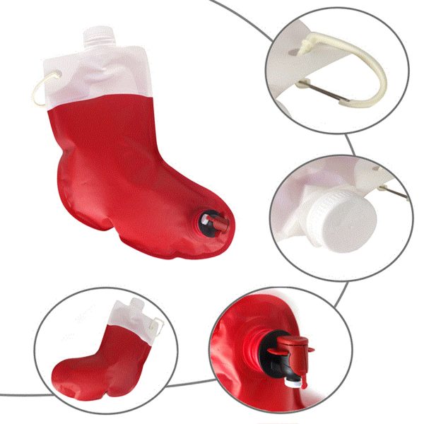 Polyethylene (Pe) Christmas stocking hydration bladders