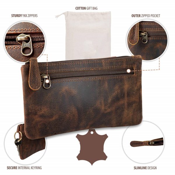 Leather Pencil Case Pouch