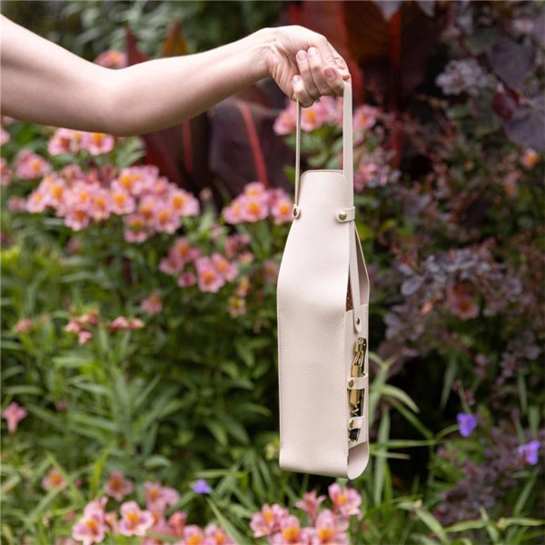 Pu Leather Wine Bottle Carrier Gift Bag