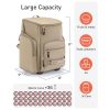 22L Wheeled Oxford Insulated Cooler Backpack w/ Handle