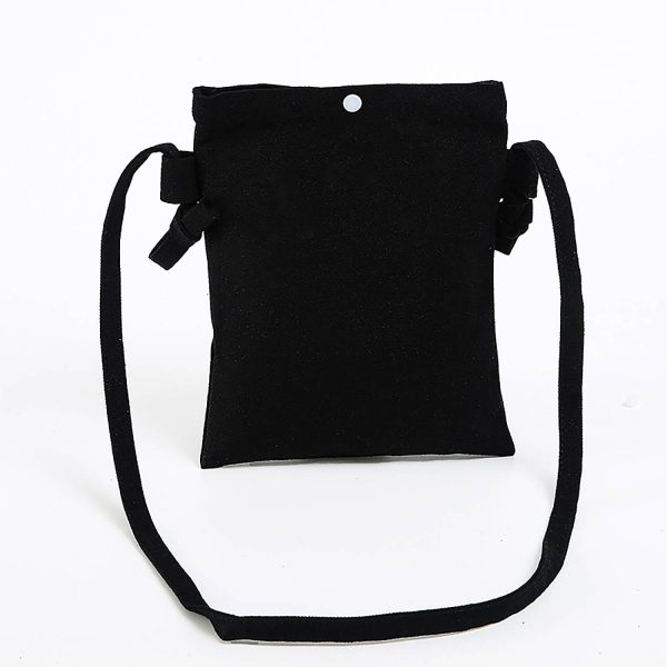 Custom Logo Mini Canvas Crossbody Shoulder Bag