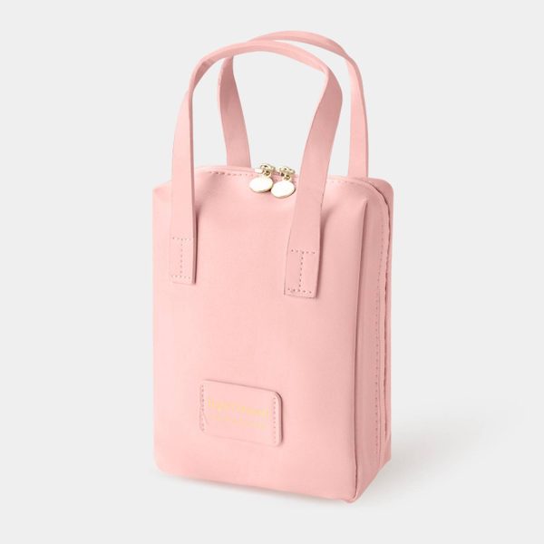 Portable PU Leather Cosmetic Bag – Large Capacity
