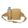 Outdoor Tactical Waist Slip Pack With Water Bottle Holder