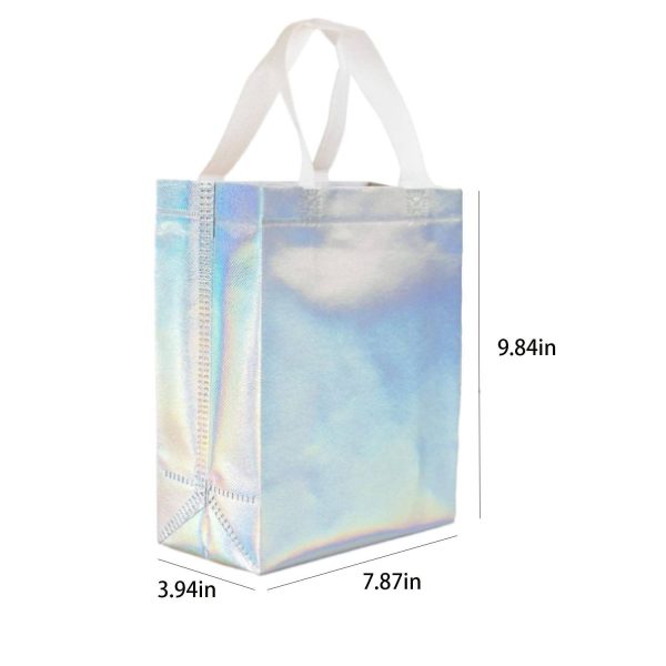 Holographic Non-Woven Laminated Gift Bag w/ Handle