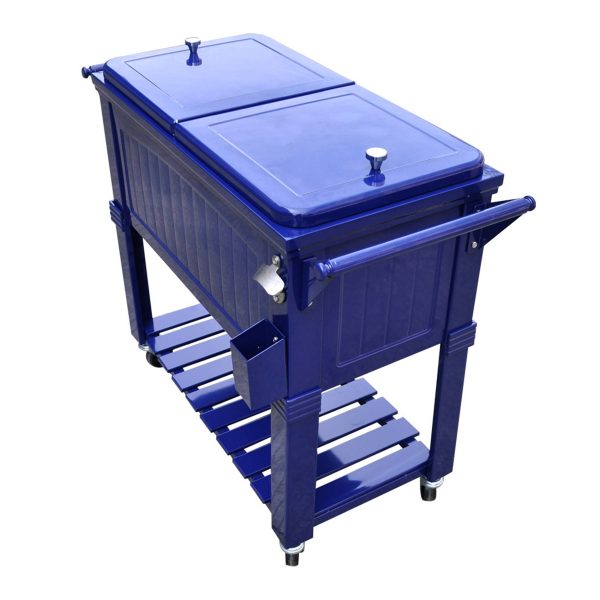 Stainless Steel Refrigerator Freezer Bar Cart