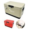 Car mounted outdoor retro iron cooler insulated case