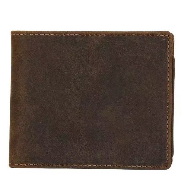 Genuine Leather RFID Blocking Bifold Wallet