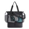 14L Cooler Compartment Nylon Mesh Beach Tote Bag