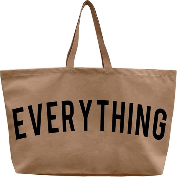 Large Capacity Portable Canvas Tote Bag