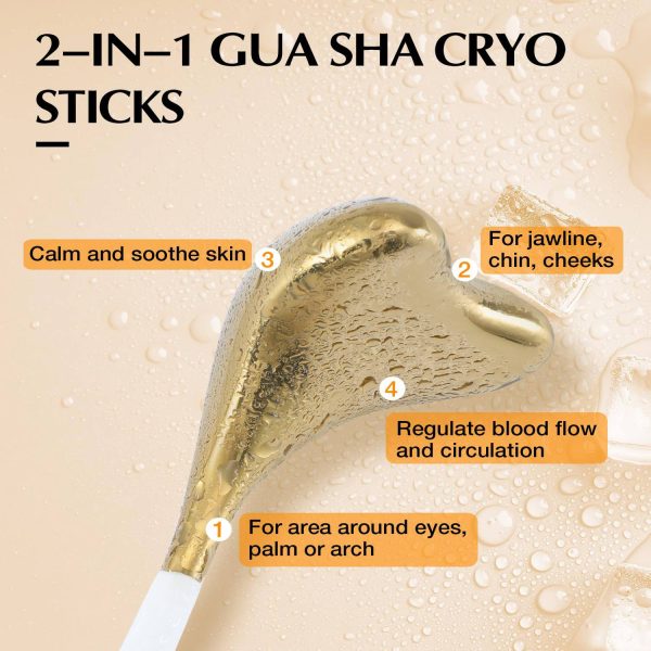 Stainless Steel Facial Massage Cold Compress Ice Wave Ball