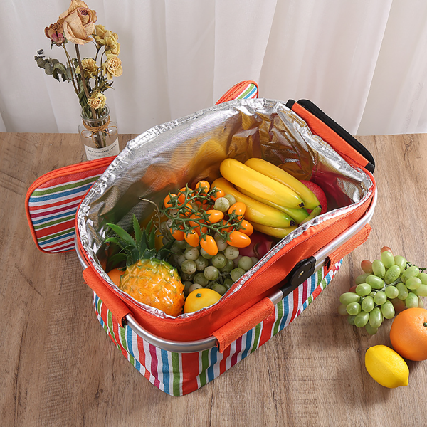 Aluminum Foil Picnic Cooler 30L Large Capacity Box