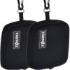 2 Pack Mini Neoprene Travel Pouches w/ Carabiner