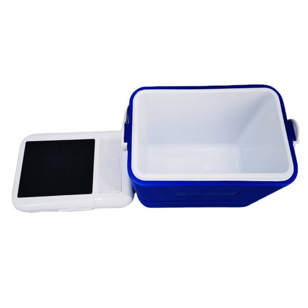 Solar And Speaker Cooler Box