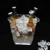 Double-Handle Wine/Champagne Cooler PS Plastic Ice Bucket