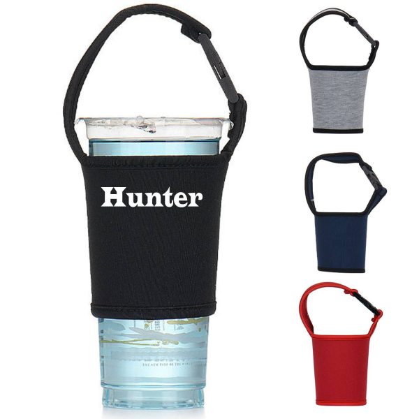Portable drink cup holder cloth cover against scalding