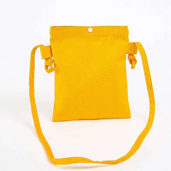 Custom Logo Mini Canvas Crossbody Shoulder Bag