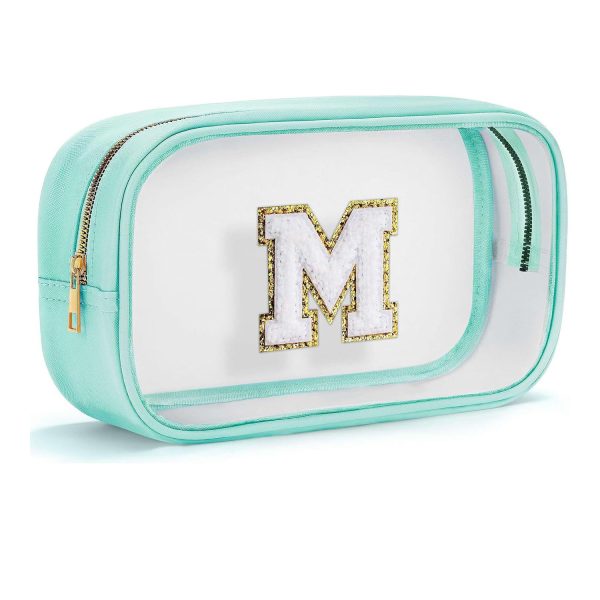 Waterproof Large Capacity PVC Letter Cosmetic Bag