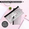 Transparent PVC Pencil Cases w/ Zipper