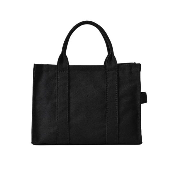 Canvas Tote Bag With Zipper Pocket