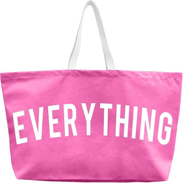 Large Capacity Portable Canvas Tote Bag
