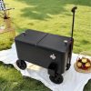75L Outdoor Rolling Cooler w/ Extendable Handle