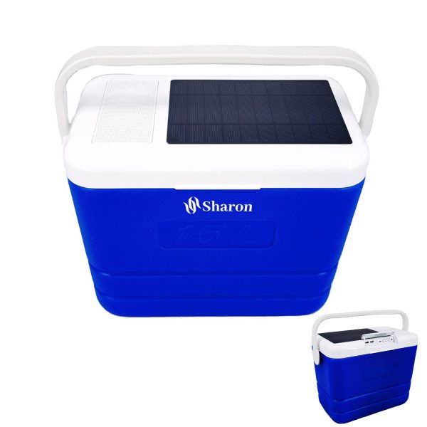 Solar And Speaker Cooler Box