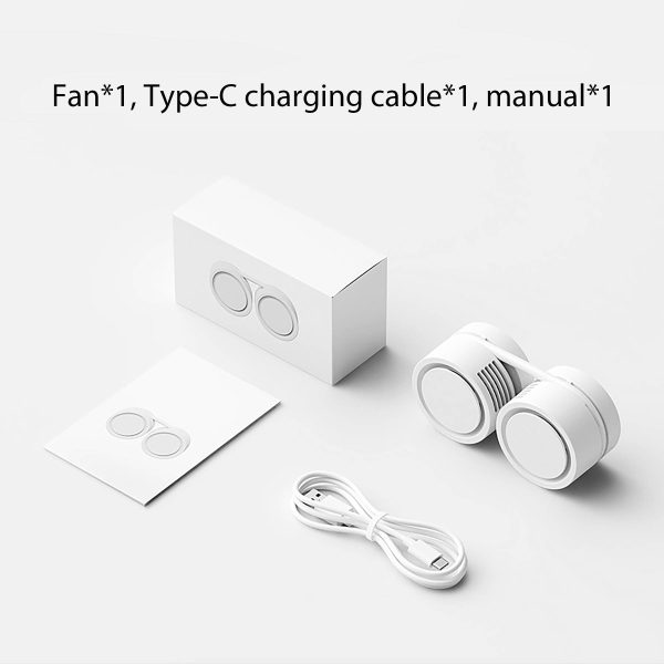 Rechargeable Folding Cooling Neck Electric Mini Fan