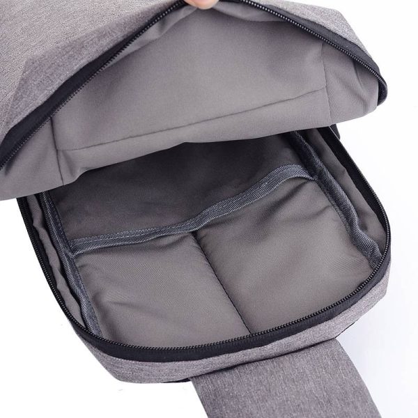 Men and women leisure simple casual chest bag backpack
