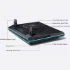 RGB Laptop Cooling Pad with Turbo Fan & Adjustable Stand
