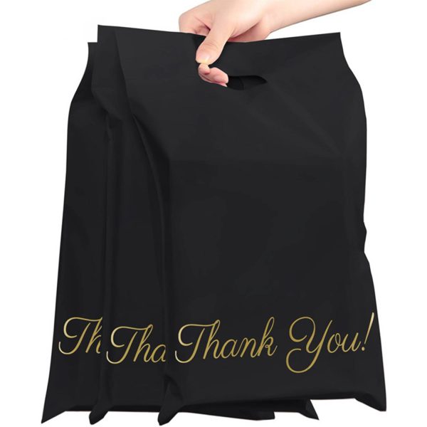 Reusable Plastic Shopping Bag w/ Die Cut Handle