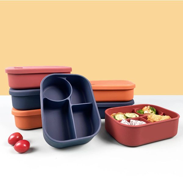 Silicone microwave lunch box