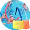 Children'S Toys Mesh Beach Bag Shells