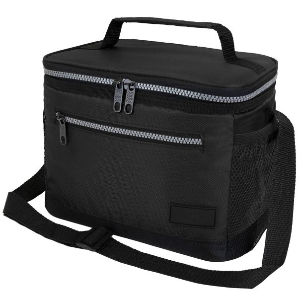8L Leakproof Oxford Insulated Lunch Cooler Bag w/ Pocket