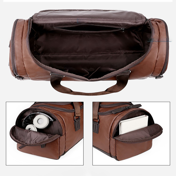 Large capacity crossbody carrying travel bag
