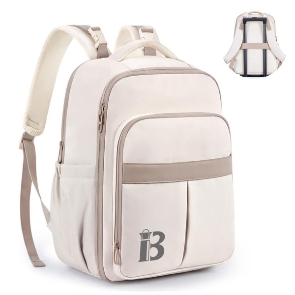 Baby Oxford Diaper Backpack w/ 3 Insulated Pockets