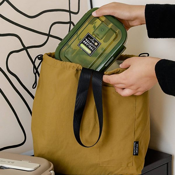 Waterproof Nylon Insulated Lunch Tote Bag