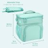 10L Oxford Insulated Lunch Cooler Bag for Picnics w/ Handle
